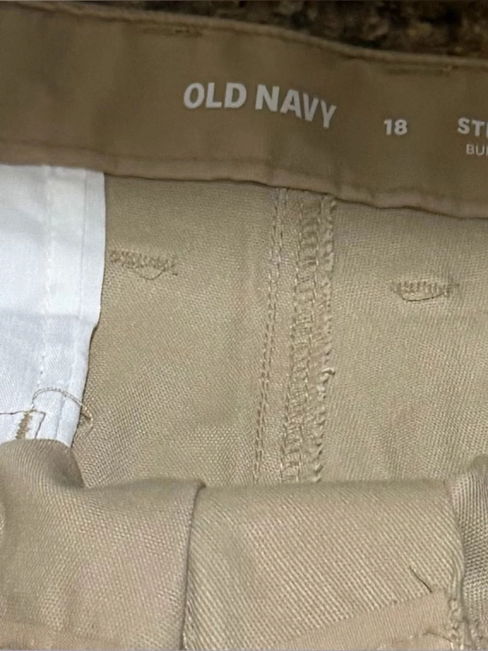 Old Navy boys khaki pants size 18
